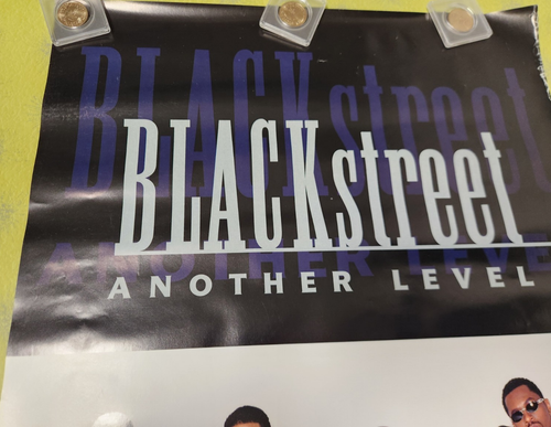 BLACKSTREET "Another Level" NUR WERBUNG Poster Interscope Recs. Teddy Riley - Bild 4 von 6