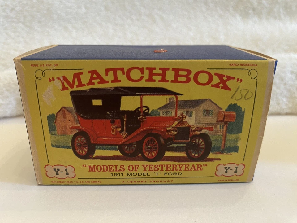 Matchbox Lesney Modelos de Antaño Juego de 4 Y1-Y4 con Cajas Originales De Colección Foto 3 de 4