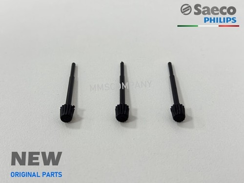 Saeco Parts - 3x Black Cappuccinator Pin Set for Royal, Magic Cappuccino Models - Picture 3 of 3