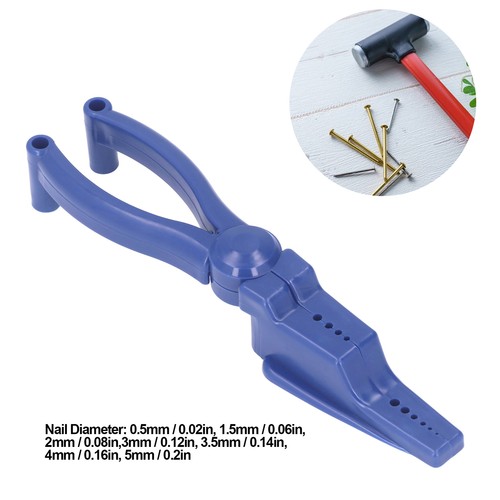 Nail Pliers Hammering Nailing Holder Finger Protector Hand Tool For Safety MT8 - Picture 11 of 22