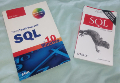 TheGudStuff: Lot of (2) SQL books: Teach Yourself SQL in 10 Mins & SQL Pkt Guide