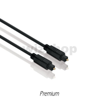 Cavo Audio Digitale Toslink Maschio-maschio 0,5 Metri, Connettori Placcati Oro E Guaina In PVC, Per Home Theater E Sistemi Dolby Digital - 4