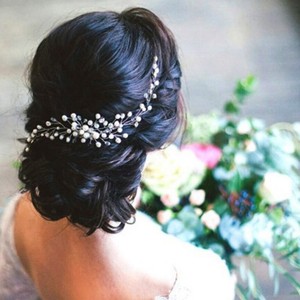 Bride Bridal Hair Comb Wedding Headwear Pearl Women Jewelry Hair