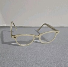 Vintage 1960's Cat Eye Pearl Eyeglass Frames Imperial Mid Century USA Damaged