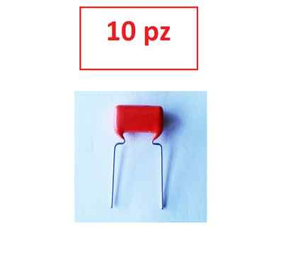 Condensatore Poliestere 100nF 250V, Modello 368A, Confezione Da 10 Pezzi, Nuovo, Componenti Elettronici - Foto 3