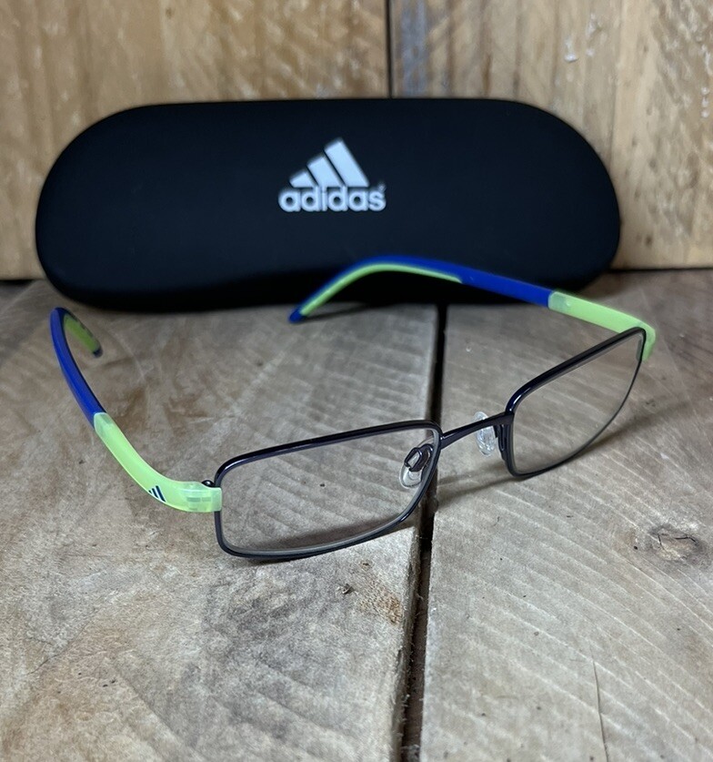 ADIDAS KIDS A996 40 6057 BLUE GREEN 45/17/35 EYEGLASSES L552