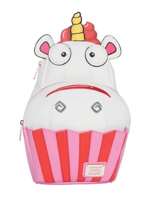Universal Studios exclusive Despicable Me Fluffy Unicorn Loungefly backpack