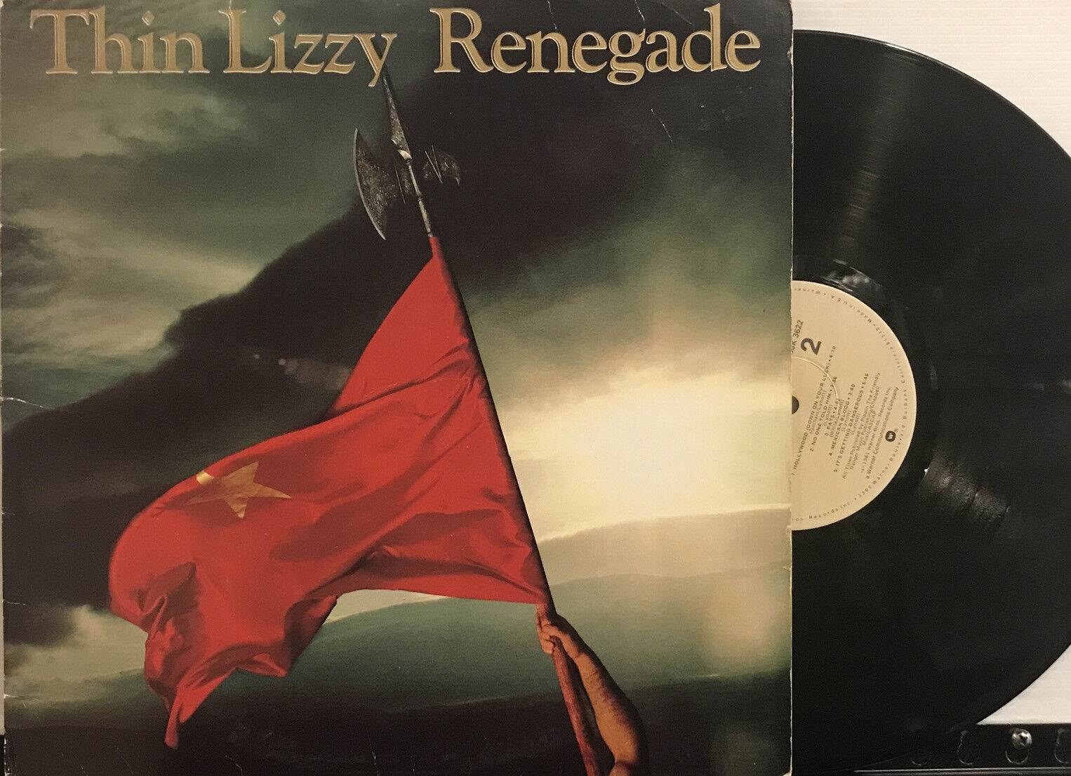 Thin Lizzy – Renegade LP 1981 Warner Bros. – BSK 3622 VG/VG