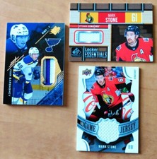 IVAN BARBASHEV 2017-18 SPX ROOKIES PREMIUM MATERIALS /25 & 2x. MARK STONE JERSEY