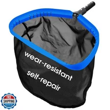 Upgraded Self-Repair Pool Net, Pool and Pond Cleaning Skimmer with Heavy Duty