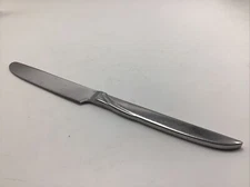 Retroneu Flatware Slope Pattern Dinner Knife Stainless Korea 9.25" Glossy 