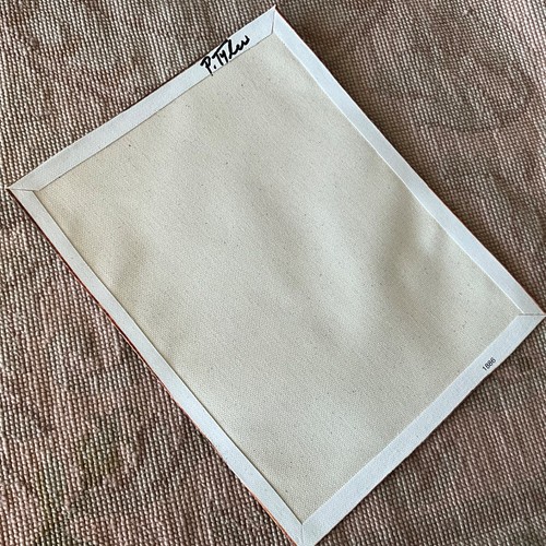 Pat Tyler Dollhouse Miniature Cotton Canvas Floor Cloth Covering Rug Carpet 1886 - Picture 4 of 5