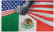 USA Mexico Friendship 3x5 Flag Eagle Mexican American Strong Grommet Flags