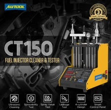 AUTOOL Automotive Fuel Injector Tester Cleaner 110V/220V 4 Cylinder Ultrasonic W