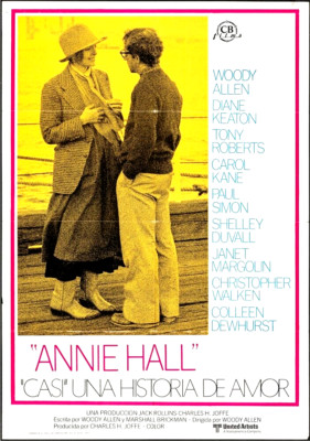 ANNIE HALL 1977 Spain 1sht Poster WOODY ALLEN DIANE KEATON Best Picture OSCAR