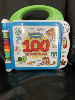 LEAPFROG LERNENDE FREUNDE 100 WÖRTER ELEKTRONISCHES BUCH FÜR KLEINKINDER FRÜHE JAHRE