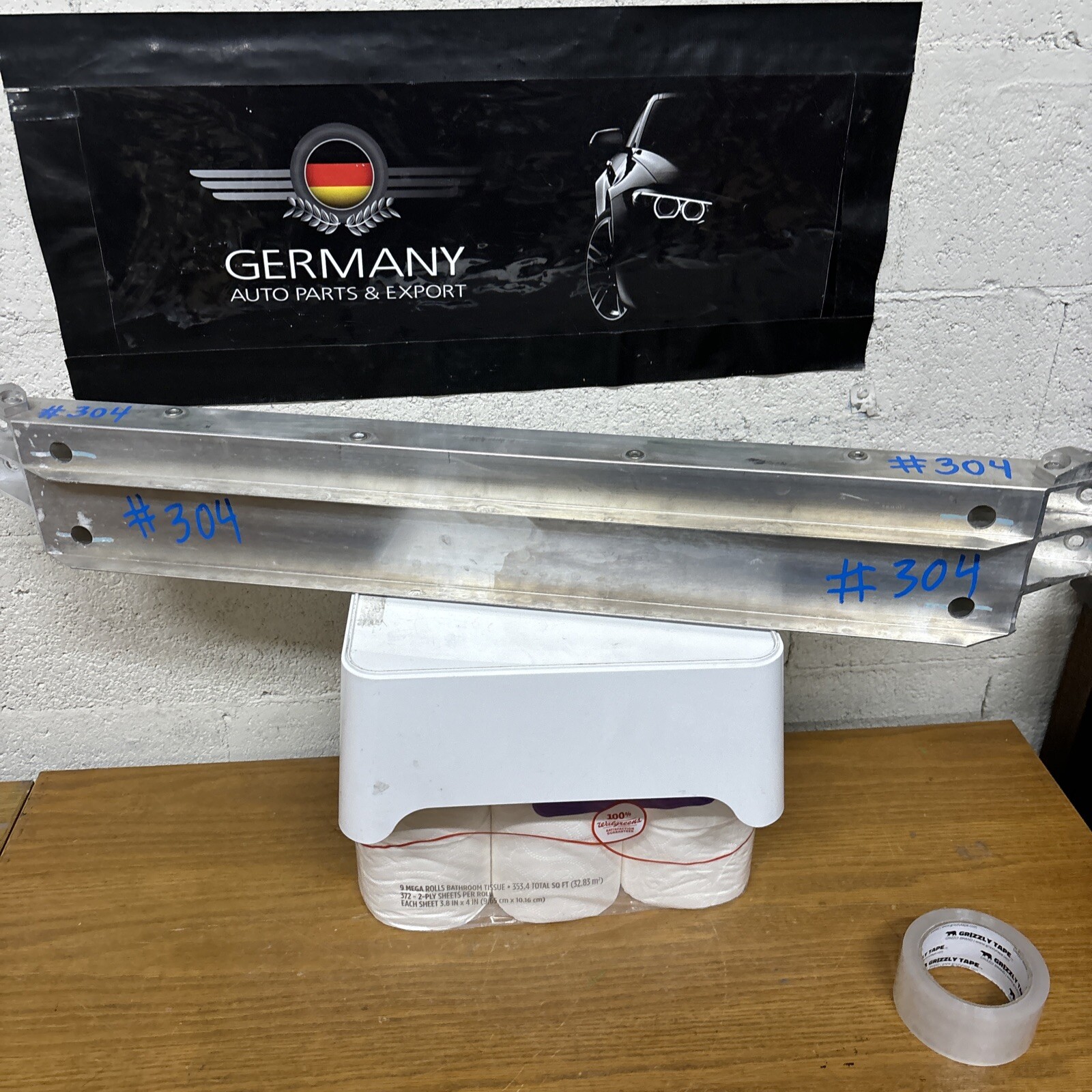 McLaren 600LT Front Bumper Reinforcement P/N 13AB157RP GENUINE OEM #304