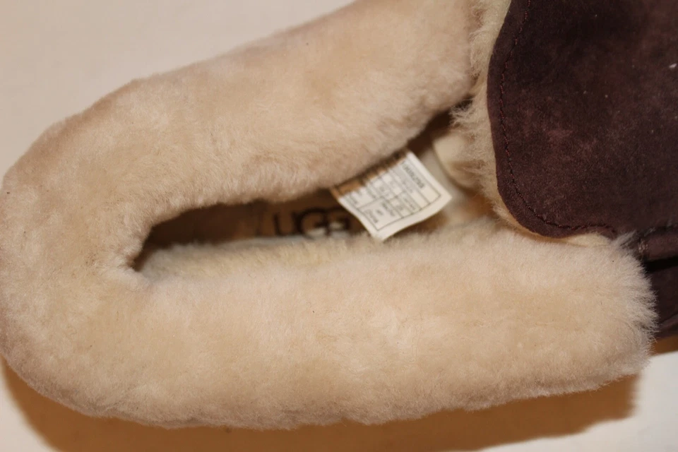 Zapatillas UGG Australia Grantt para hombre marrón gamuza piel de oveja forradas talla 7 M 1005255 Foto 3 de 4