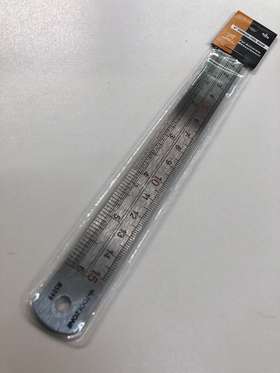 RS PRO 150 mm Steel Ruler Imperial, Metric | RS