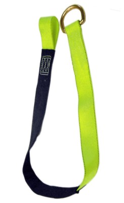 Fall Safe USA FS880 4' Concrete Anchor Strap with Wear Pad- D-ring- Flat Eye