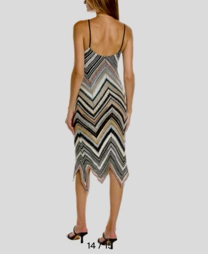 Missoni Zig Zag Knit Sequin Halter Dress - Picture 2 of 8