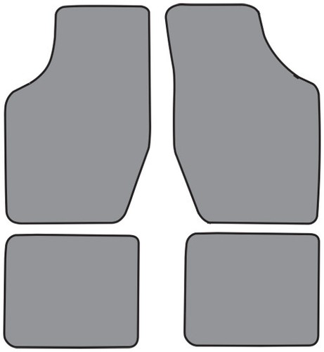 BLACK Custom Fit Set - ACC Carpet Floor Mats 2 Row 4 Piece for Chevrolet Vehicle - Picture 22 of 51