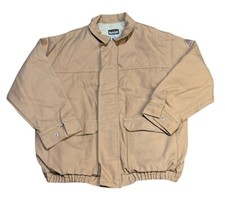 Bulwark FR Flame Resistant Duck Canvas Brown Barn Coat Jacket Size 2XL Lined