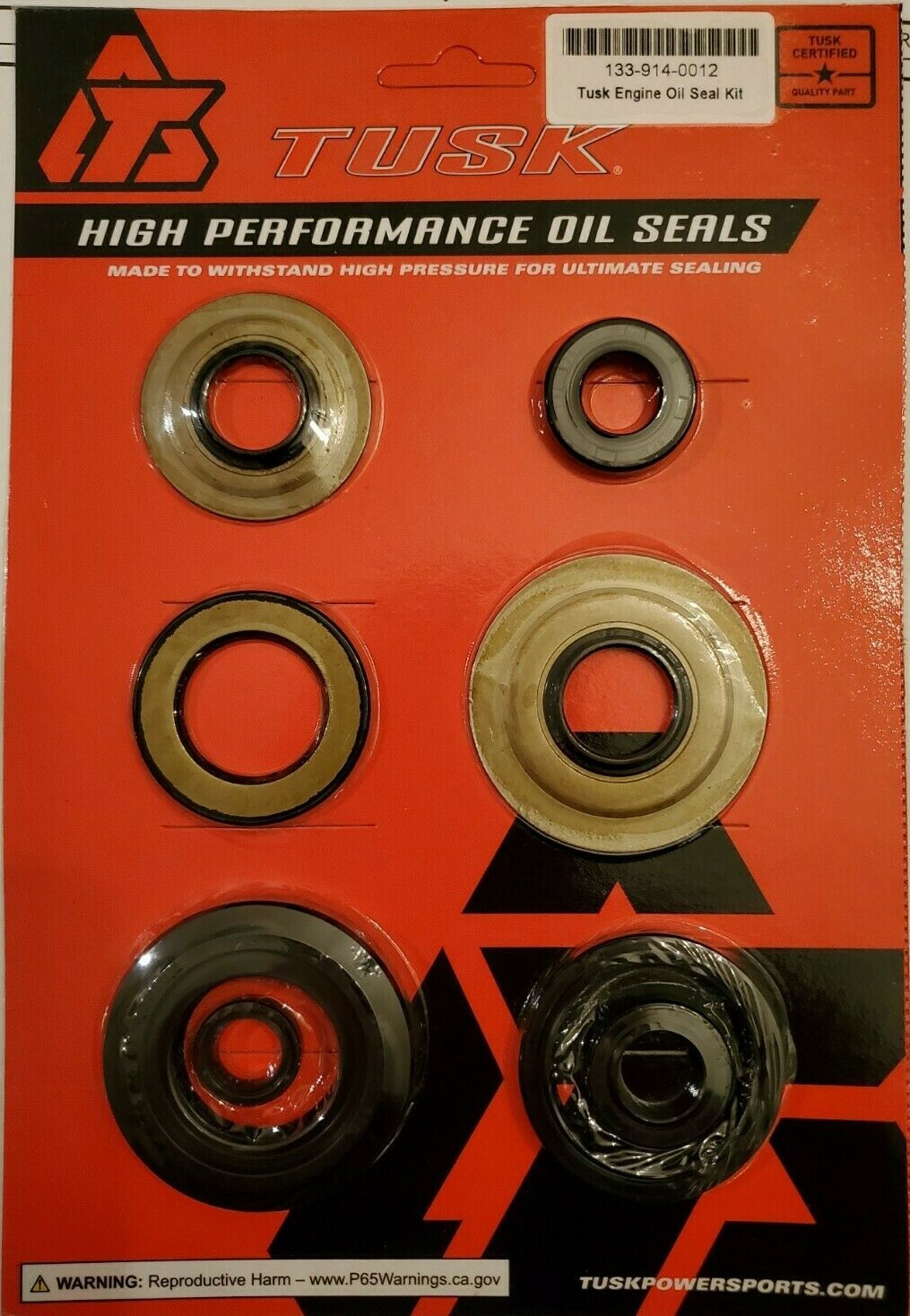 Tusk Engine Oil Seal Kit Set Seals Yamaha Raptor 350 & Warrior 350 1987