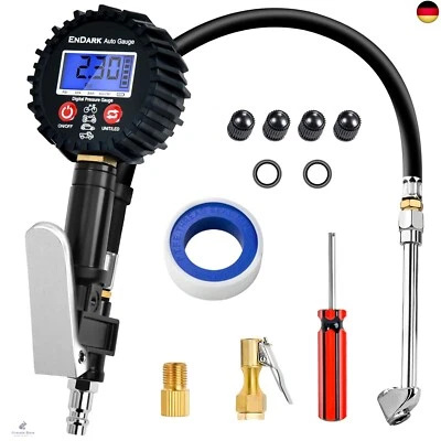 ENDARK Digital Tyre Inflator, Tyre Pressure Gauge, Tester, Compressed-Air