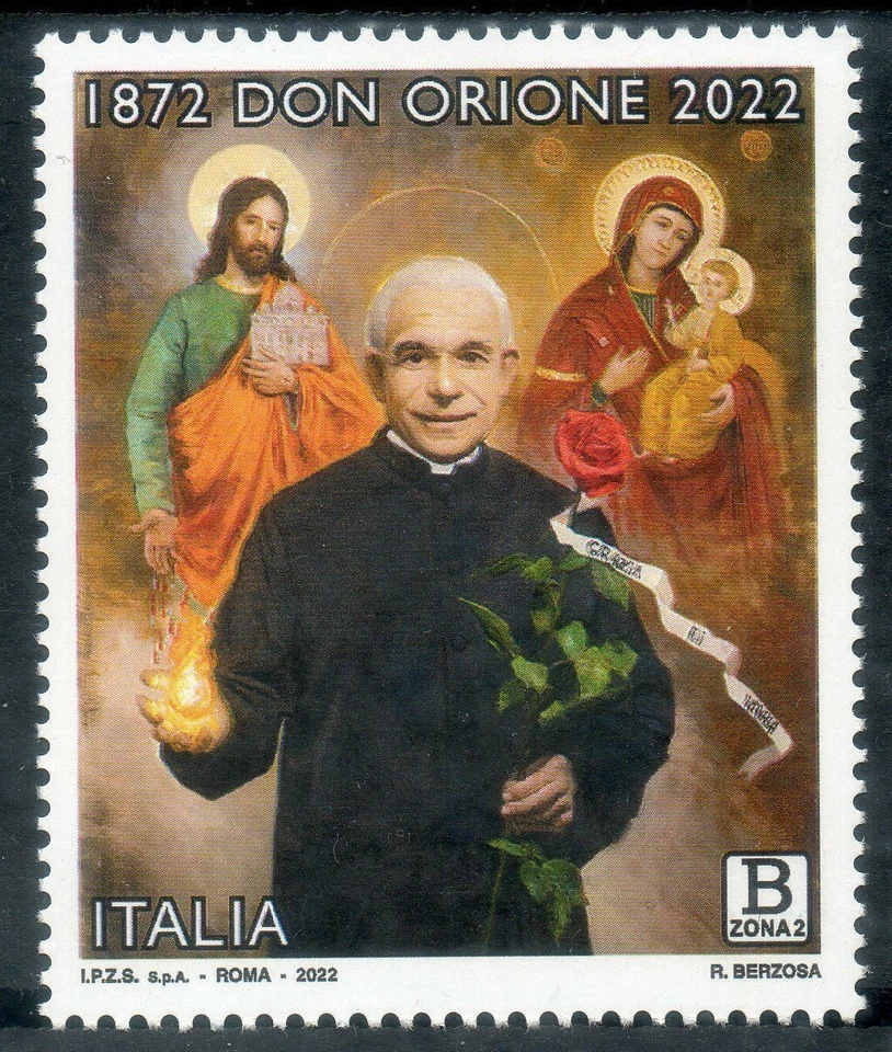 2022 150° anniversario nascita Don Orione - Italia - singolo