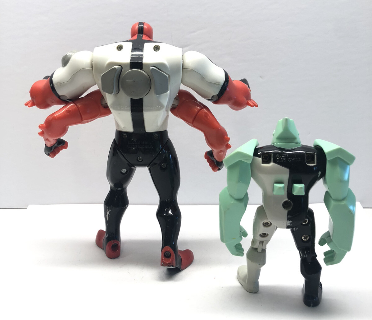 Ben 10 Diamondhead 4” And DNA Alien 6” With Four Arms Alien Force