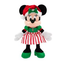 Disney Store Minnie Mouse Holiday Christmas Medium Plush 2023 - 15"
