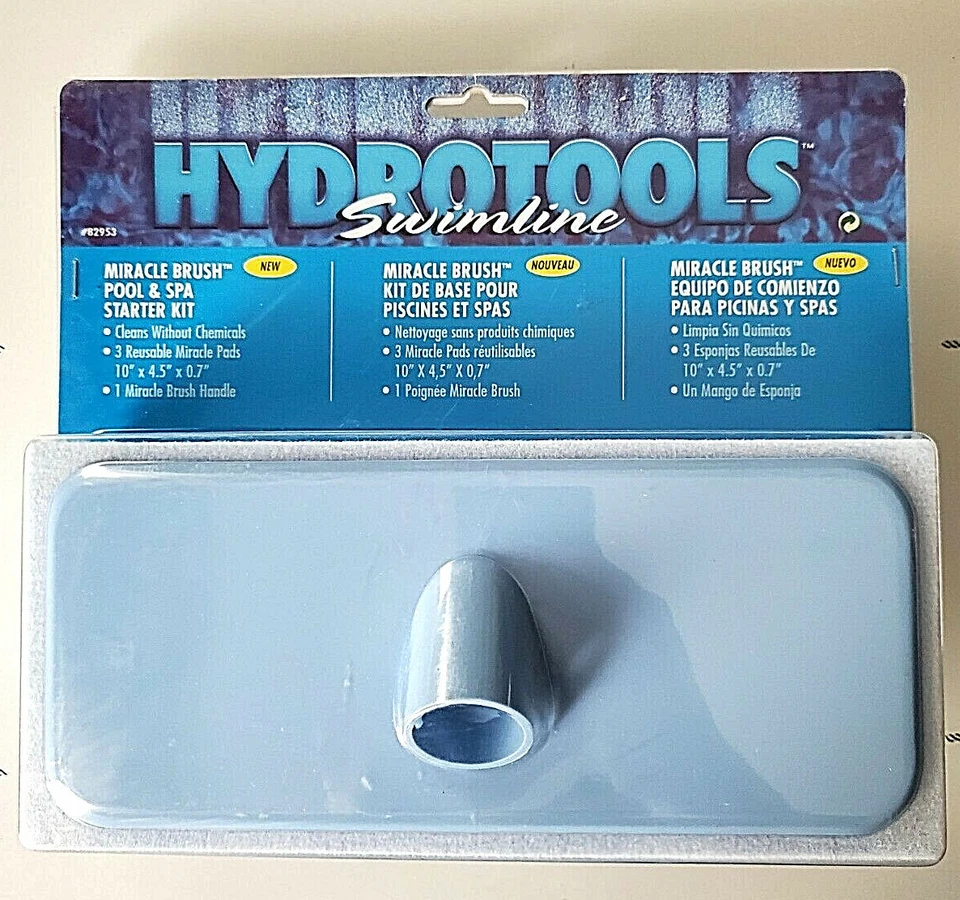 Swimline HydroTools Swimming Pool and Spa Miracle Brush Cleaning Starter Kit 4pc - Image 4 of 4