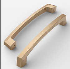 Amerdeco 10 Pack Champagne Bronze Cabinet Pulls 5 Inch 128MM Hole Centers Kitch