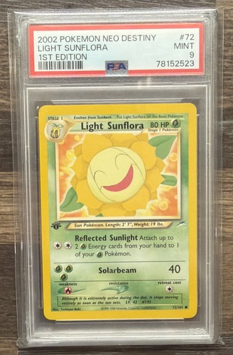 Light Sunflora (1st Edition) graded PSA 9 for sale on eBay