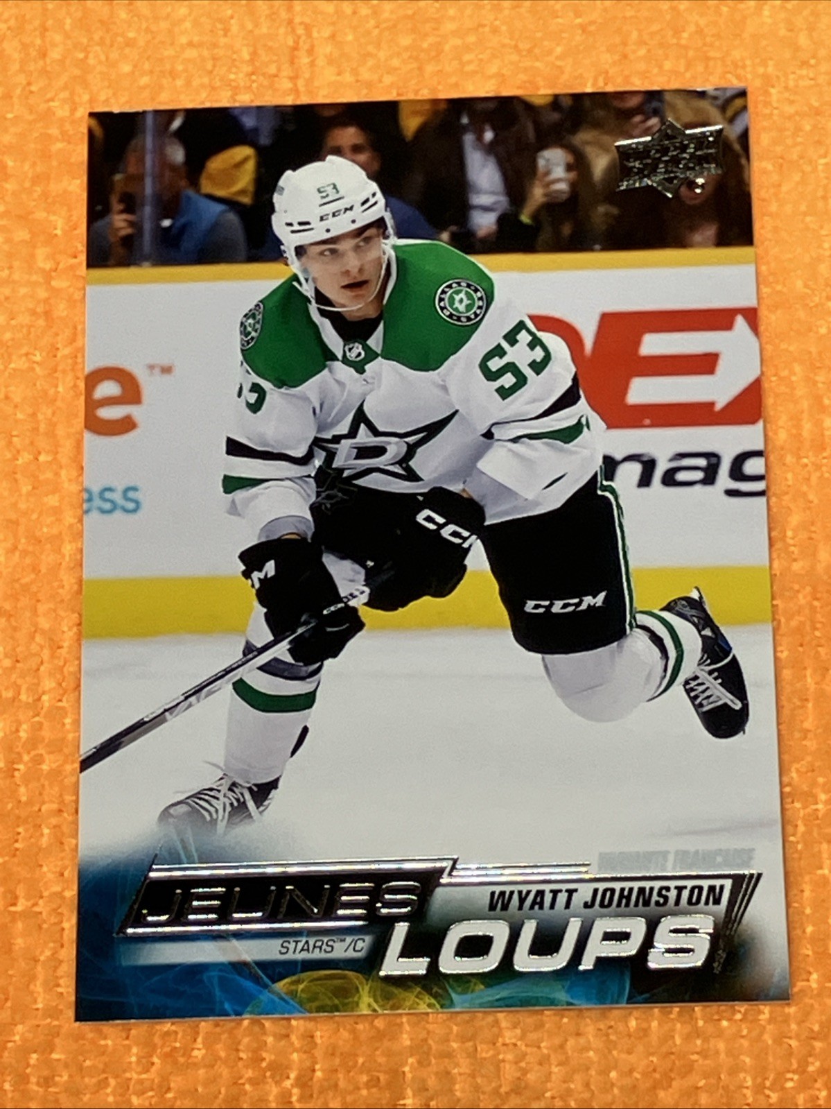 Wyatt Johnston RC 2022-23 Upper Deck S2 #459 FRENCH YOUNG GUNS - Dallas Stars