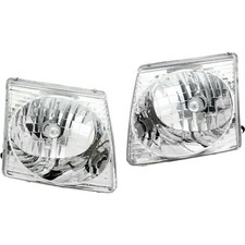 Ford Explorer Sport Trac 03-05 Headlights Drvr Pass w/Bulbs Clear FO2503170