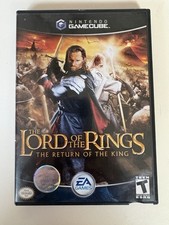 Lord of the Rings Return of the King Nintendo GameCube Black Label CIB Manual