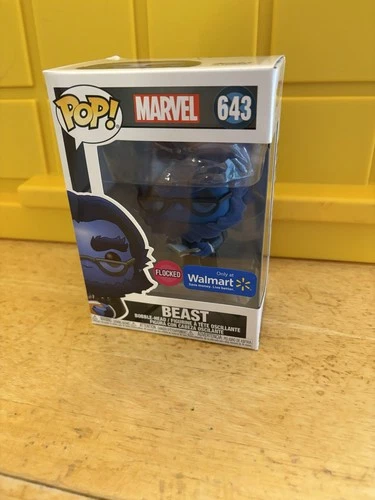 Funko Pop! Vinyl: Marvel - Beast (Flocked) - Walmart (Exclusive) #643