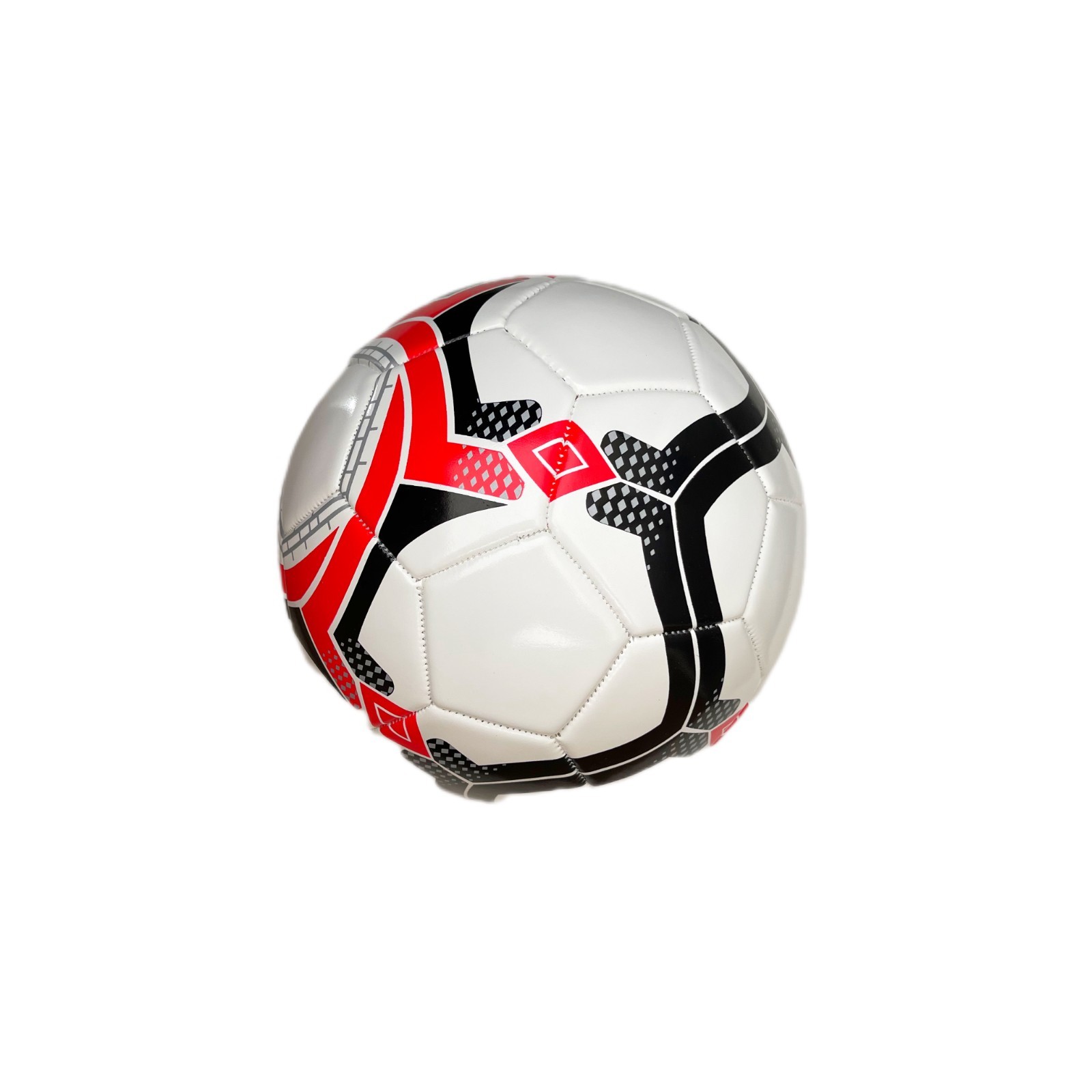 Soccer Ball Size 4 For Training - White & Red
