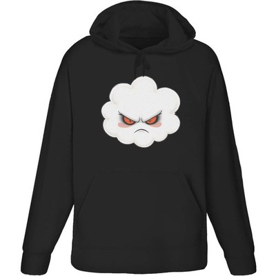 'Angry Cloud' Adult Hoodie / Hooded Sweater (HO064609)