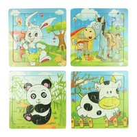 Houten Puzzel Dier 16St. NEU