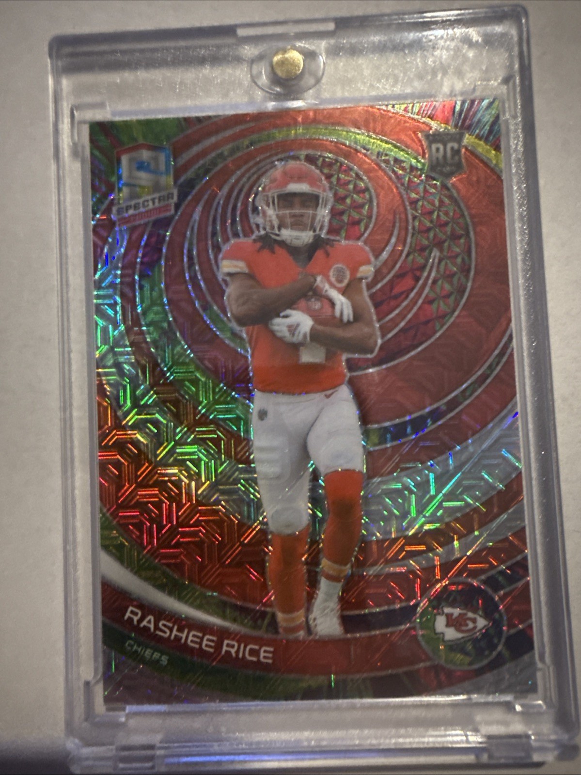 Rashee Rice 2023 Panini Spectra Rookies #148 Meta Prizm /25 (RC) KC Chiefs