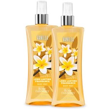 Body Spray Fragrance Vanilla 8 fl oz Pack of 2 Fantasies Signature
