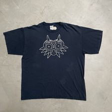 Rare Vintage Majoras Mask Legend of Zelda Game Tee Xl Nintendo 90s Distressed