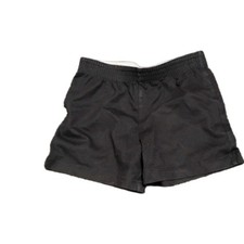 Wonder Nation sz 6 Shorts Girls Black Rainbow Elastic Waist