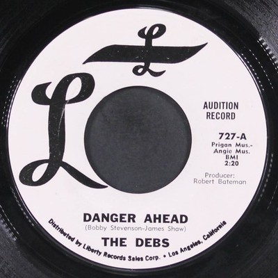 DEBS: danger ahead / just another fool DOUBLE L 7'' Single 45 RPM