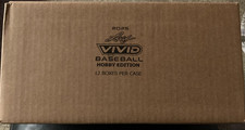 2025 LEAF VIVID BASEBALL FACTORY SEALED 12 HOBBY BOX CASE LOADED LAST ONE