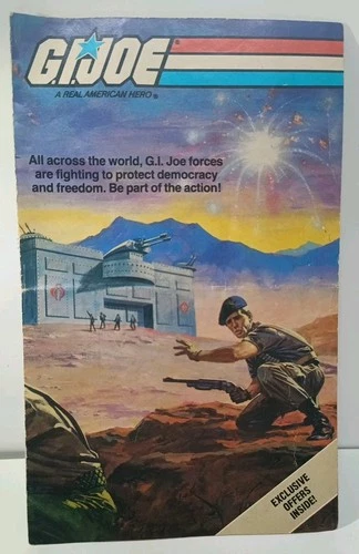 GI JOE Figures & Vehicles Foldout Catalog/ Brochure/ Booklet, ARAH 1985