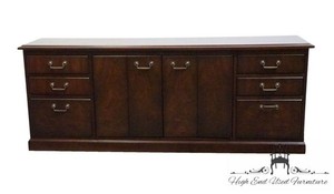 KIMBALL FURNITURE Mahogany Traditional Style 78" Office Credenza